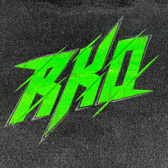 WWE RKO Randy Orton The Viper Shirt Medium Black & Green Faded Short Sleeve Tee - Picture 8 of 13